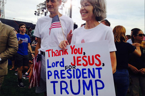 Donald Trump reconnaissant pour le «soutien important» des chrétiens