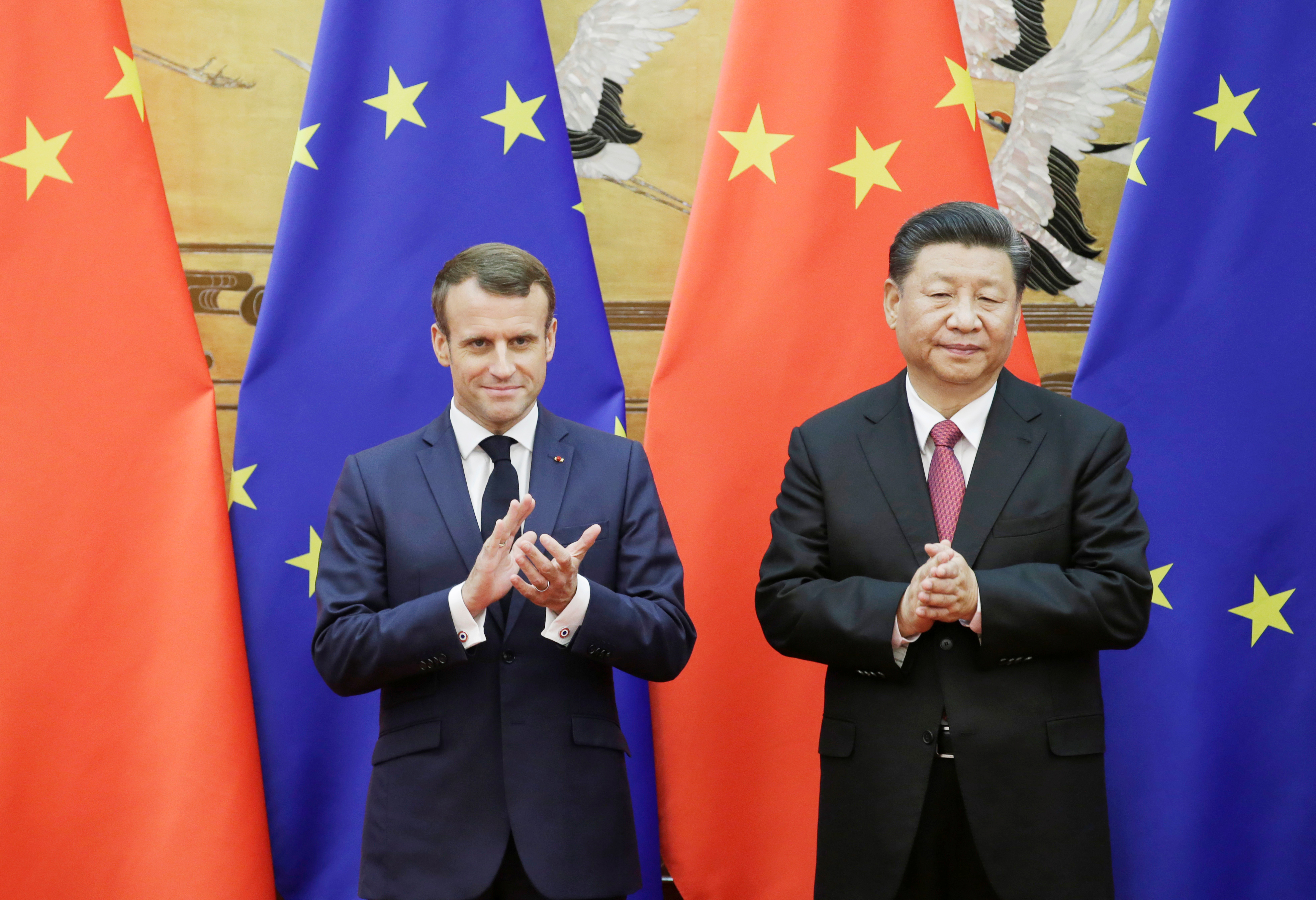 Une quarantaine d'accords et de contrats signés lors de la visite d'Emmanuel Macron en Chine