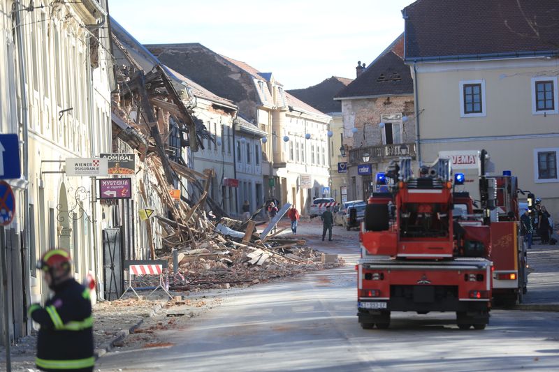 Cinq morts et de nombreux blessés après un séisme en Croatie
