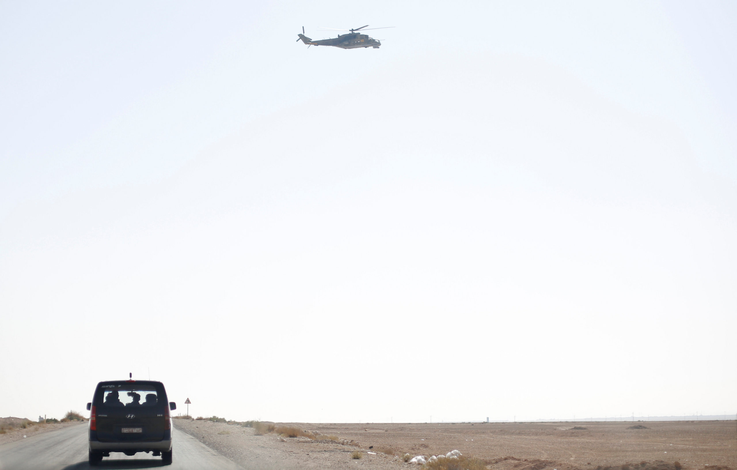 Un hélicoptère russe s'est écrasé en Syrie